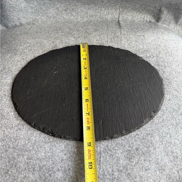 Oval Natural Black Slate Serving Platter / Tray - Picture 4 of 5
